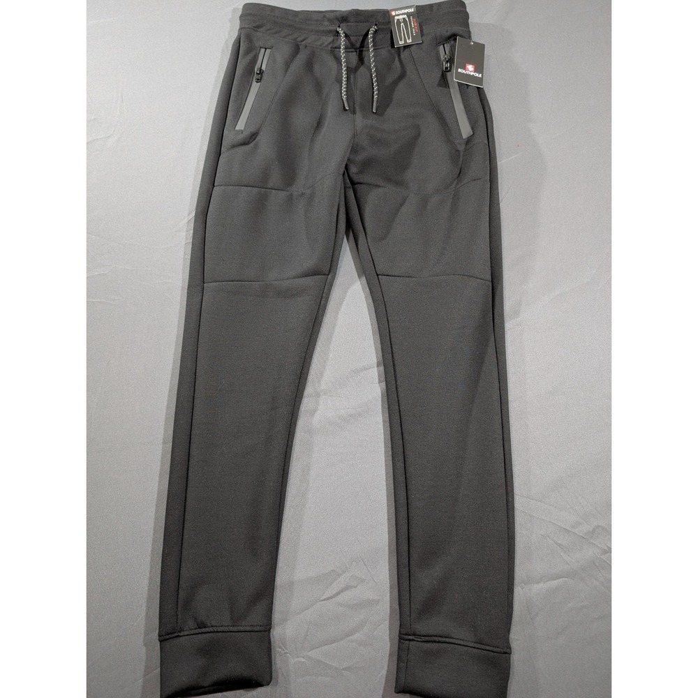 Southpole Mens Texture Tech Slim Fit Joggers Black SM451596 Size M NWT